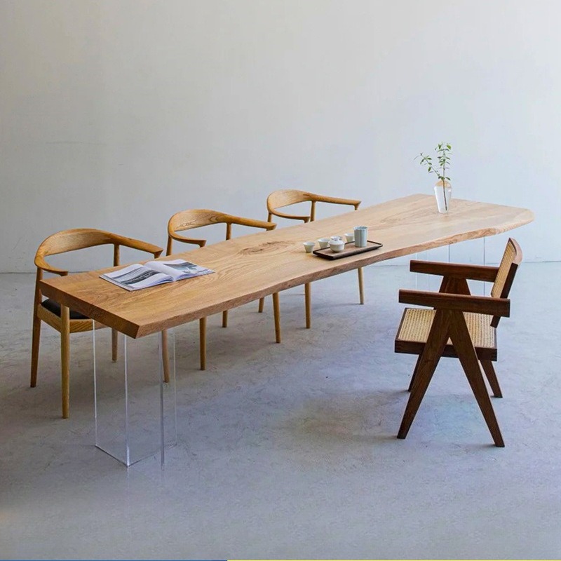 Nordic Solid Wood Acrylic Floa - Office Furniture review and price