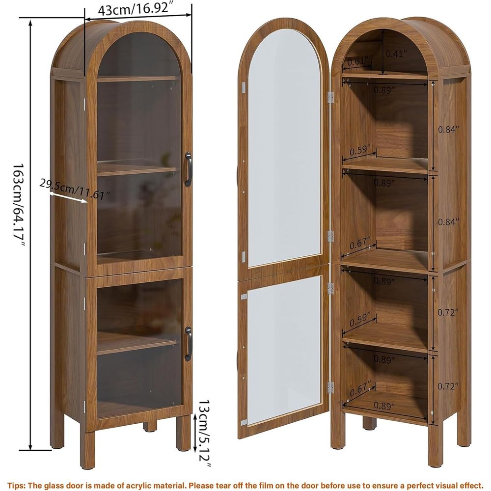 64.17 in Tall Arched Display C - Storage review and price