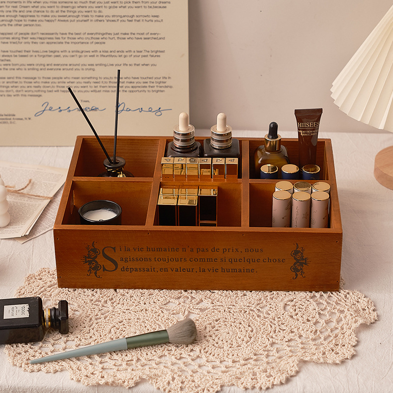 Zakka retro wooden portable si - Storage review and price