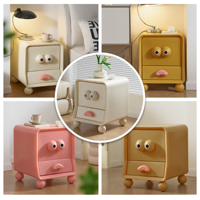 Bedside table creative cute ca - Tables review and price