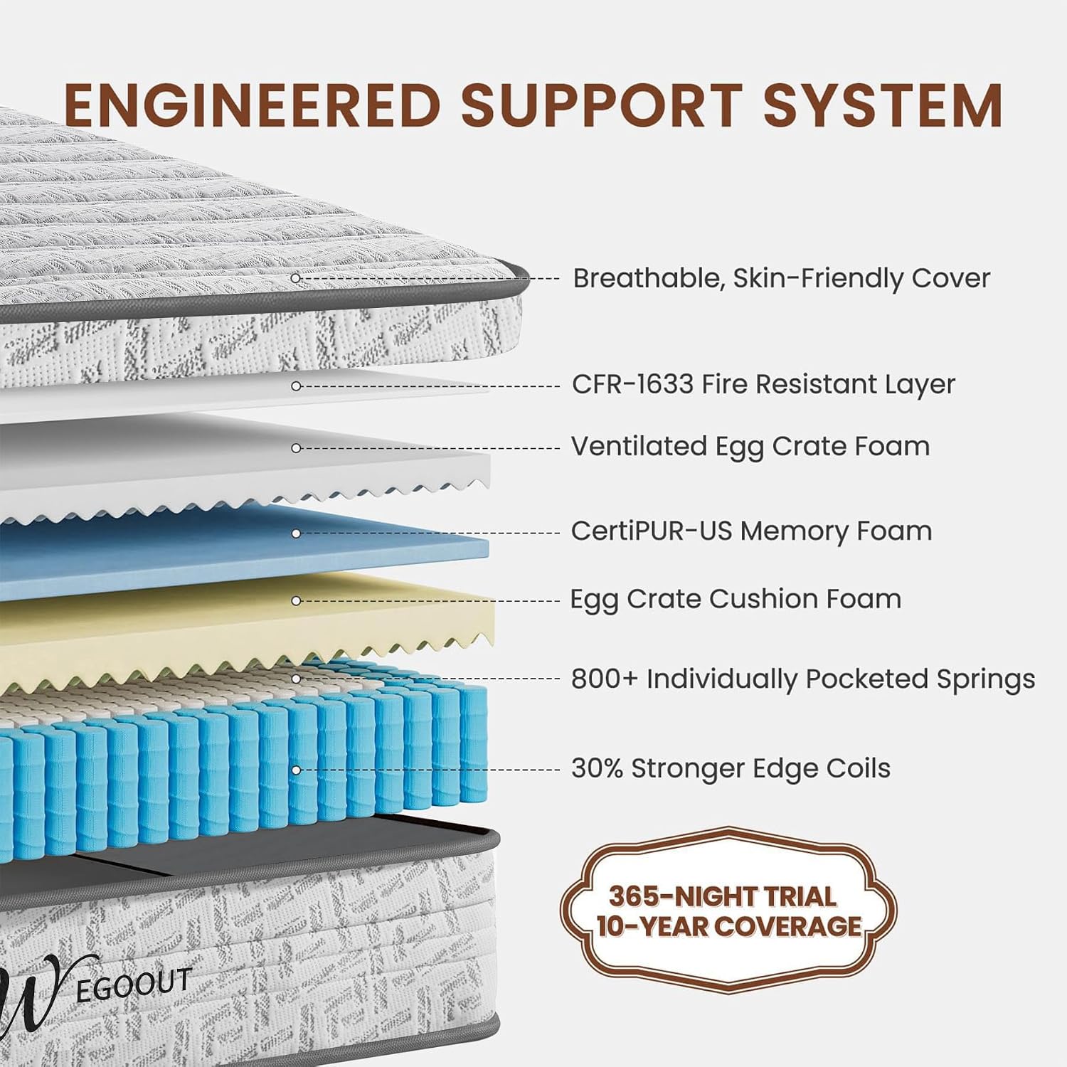 Queen Size Mattress 12 Inch, M - Memory Foam Mattress In A Box Queen review and price