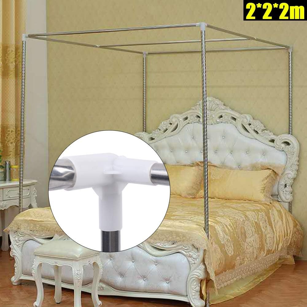 Stainless Steel Canopy Bed Fra - Canopy Bed Frame Metal Queen review and price
