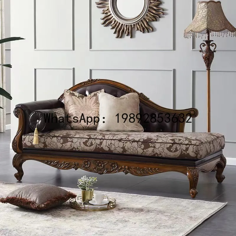 H5.15  all-solid wood sofa lea - Sofas review and price